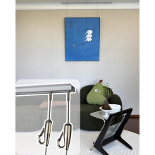 Picture Hanging System 59in Adjustable Steel Cable Gallery Picture Rail, Heavy Duty Wall Mounted Art Display Kit