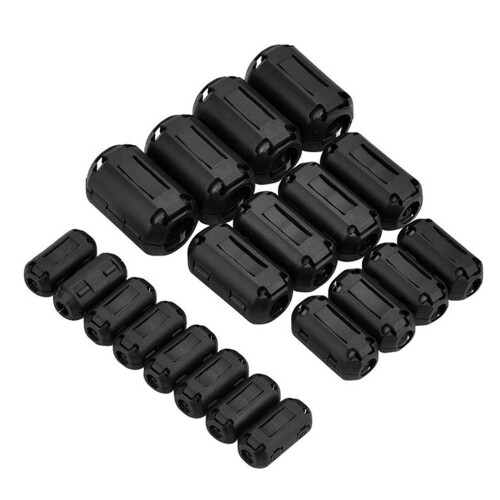 35Pcs Universal Clip On Ferrite Rings Toroidal Cores Ferrite 1