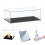 Clear Acrylic Shoe Storage Box 12x14x8in Stackable Sneaker Display Case with Dustproof Lid and Divider 1