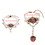 Zartes Barock-inspiriertes Perlen-Spitzen-Schmuckset,-A 2