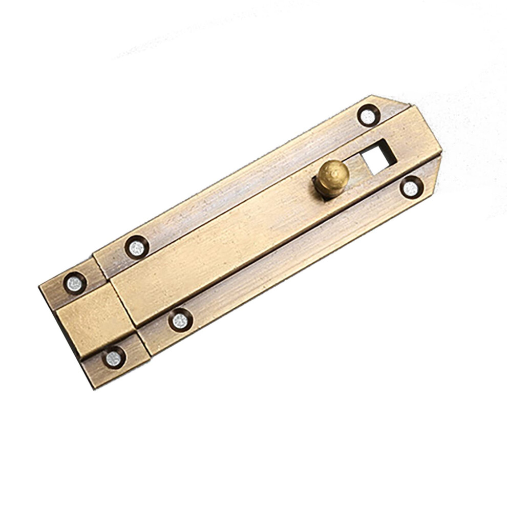 Solid Brass Door Bolt Lock 7.5Cm Antique Bronze HeavyâDuty Security Latch For Doors And Windows 9330225345411