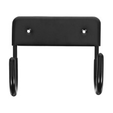 Heavy Duty Wall Mounted Ironing Board Holder Rack, Space Saving Black Stainless Steel for Laundry Room