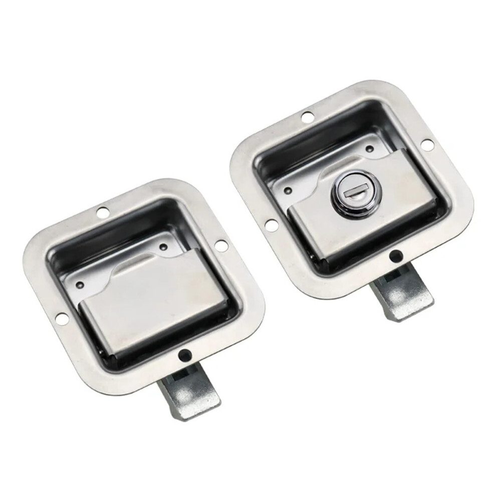 Stainless Steel Door Lock Cabinet Box With Square Panel, Durable Construction And Secure Locking Mechanism 9351714493901