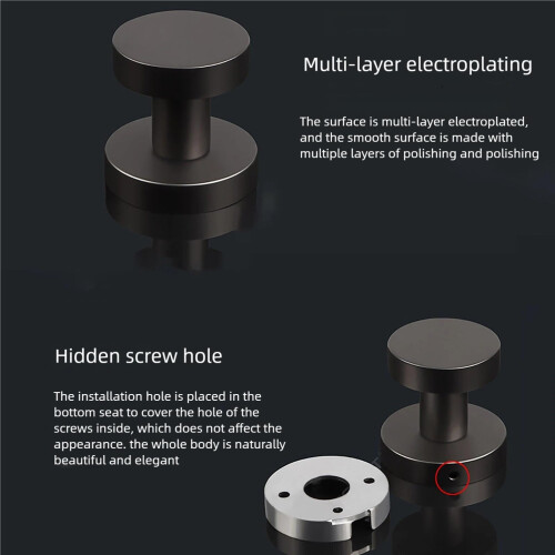 4pcs Green Zinc Alloy Door Knobs Set, Durable Matte Finish, Easy Installation, Reversible Design 2