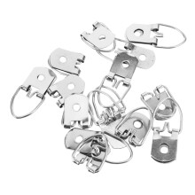 20Pcs Heavy Duty Picture Frame Hangers with Durable Metal Wall Hooks for Easy Mounting and Secure Display in Home or Office
