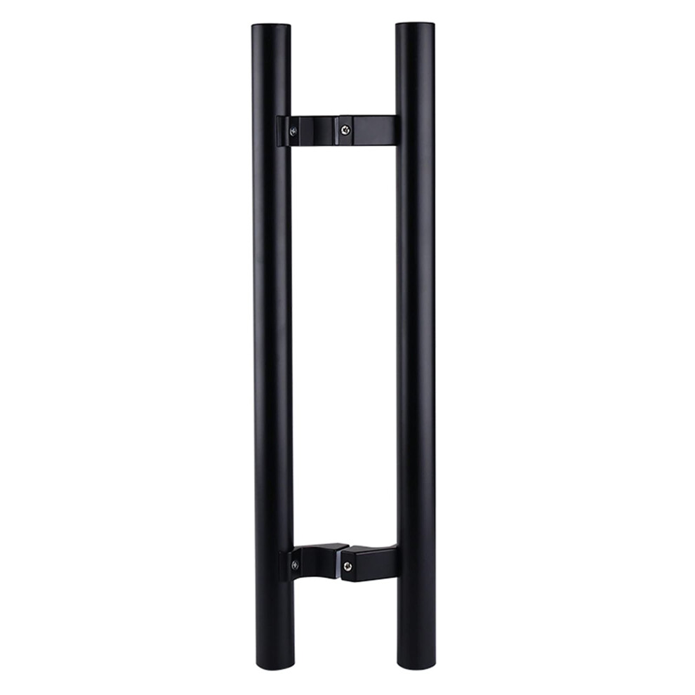 Stainless Steel Barn Door Handle 59 Inch Black Set, Modern WeatherâResistant Interior Exterior Pull Handle 9073542014294