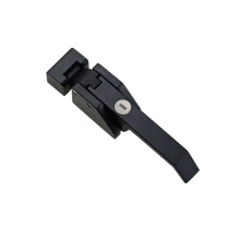 Black Zinc Alloy Door Handle Lock with Smooth Latch, Heavy‑Duty Corrosion‑Resistant Exterior Handle