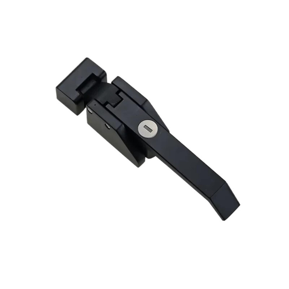 Black Zinc Alloy Door Handle Lock With Smooth Latch, HeavyâDuty CorrosionâResistant Exterior Handle 9771547870487