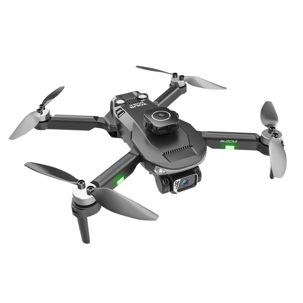 8K Dual Camera Brushless Foldable Drone With Gps And Foursided Obstacle Avoidance For Aerial Photography Black 9351714494106