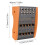 8-Channel Mixing Console 173x153x48mm, Metallic 8