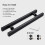 Commercial Glass Door Handle 120cm White Modern Square Pull Handle Heavy Duty Office Entry Use 4