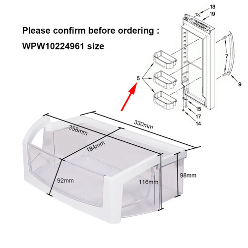 Reliable Refrigerator Shelf Replacement consistent Various Models 2