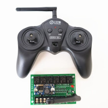 6 Channel RC Motor Controller 730V 20A with 2.4GHz Remote Control Transmitter for Car Boat Tank
