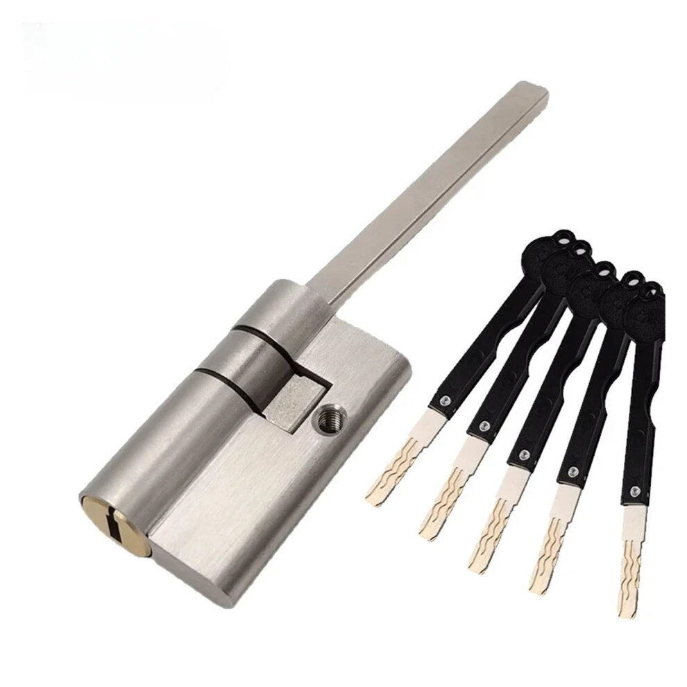 Fingerprint Door Lock Cylinder CâClass AntiâTheft Smart Euro Profile With Keys And Steel Core 9073542014508
