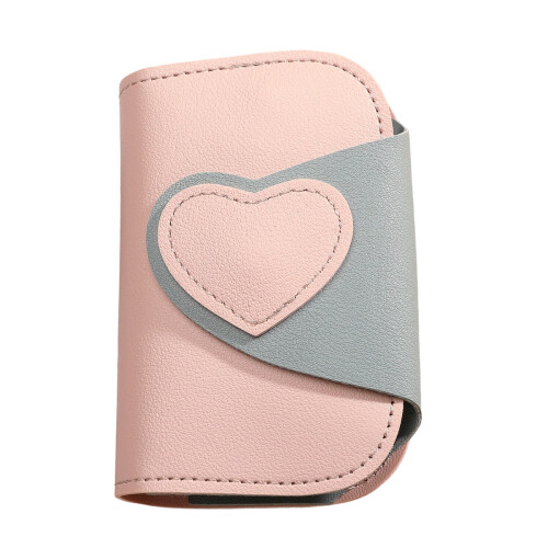 Liebesförmige Schlüssel-Organizer-Beutel mit sicherem-Rosa