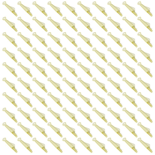 100 Stück Fischform-Nadeleinfädler, schnelles-Gelb