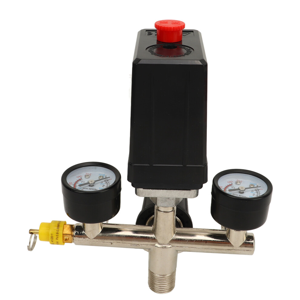 Air Compressor Pressure Switch Kit 0-180 Psi Black 4631393658576