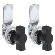 Tubular Cam Lock 5/7 Inch Aluminum Alloy T Handle Offset Cabinet Lock for Mailbox Electrical Box Pack of 2