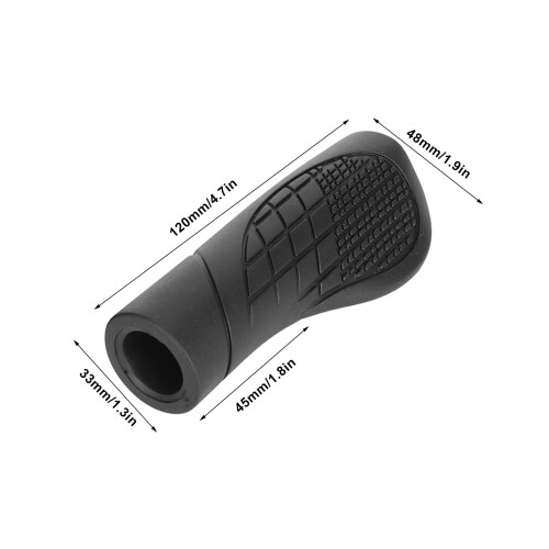 1 Pair Rubber Handlebar Grips – Shock Absorber 1