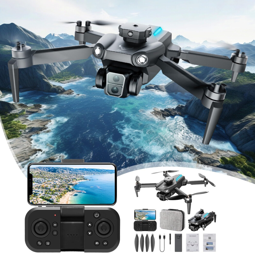 4K Drone With Camera For Beginners, Foldable Rc Quadcopter With Wifi Fpv, Smart Follow And Altitude Hold 9351714494540