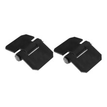 2pcs Heavy Duty Trailer Hinges Weldable Hinges with Detachable Axle for RVs Dump Trucks Gates
