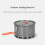 1.5L/2.1L Heat Collection Pot, 13.214.6cm, Silver 5