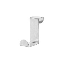 Stainless Steel Wall Hook for Bathroom, Rustproof 304 Towel Robe Organizer, Invisible Mount Silver