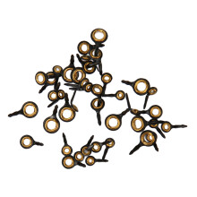 40PCS Fishing Rod Tip Kit - Ceramic Black and Gold