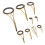 9PCS Rod Tip Guide Repair Kit SS Ceramic 1