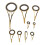 9PCS Rod Tip Guide Repair Kit SS Ceramic 2