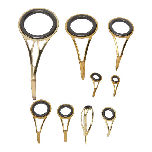 9PCS Rod Tip Guide Repair Kit SS Ceramic 1
