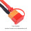 XT60 Dustproof Caps 1 Strip 10 Pcs Rubber Red 4