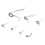 Steel Ceramic Guides Ring 30g 7 Sizes Double Legs 2