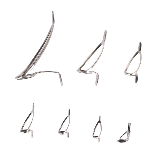 Steel Ceramic Guides Ring 30g 7 Sizes Double Legs 2