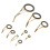 9PCS Rod Tip Guide Repair Kit SS Ceramic 7