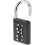 10Digit Combination Padlock Keyless Push Button Locker Cabinet Lock Black Zinc Alloy Durable 5
