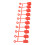 XT60 Dustproof Caps 1 Strip 10 Pcs Rubber Red 9