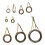 9PCS Rod Tip Guide Repair Kit SS Ceramic 14