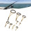 9PCS Rod Tip Guide Repair Kit SS Ceramic 15