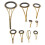 9PCS Rod Tip Guide Repair Kit SS Ceramic 16