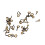 40PCS Rod Tip Repair Kit Ceramic/Steel Black/Gold 16