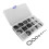 160PCS Ceramic Fishing Guide Ring Eyelet 15