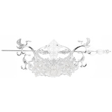 Elegant Chinese Crane Hairpin for Women, Vintage Hair Accessory for Hanfu Updo, Durable Alloy Design