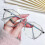 (Blue) Blue Light Blocking Glasses Anti Eye Strain Frame Glasses 1