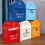 Yellow Metal Locking Wall Mount Mailbox with Keyed Lock Security for Home and Office Use 5