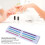 60pcs Dental Abrasive Strips, 4 Colors, Plastic 3