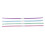 60pcs Dental Abrasive Strips, 4 Colors, Plastic 12