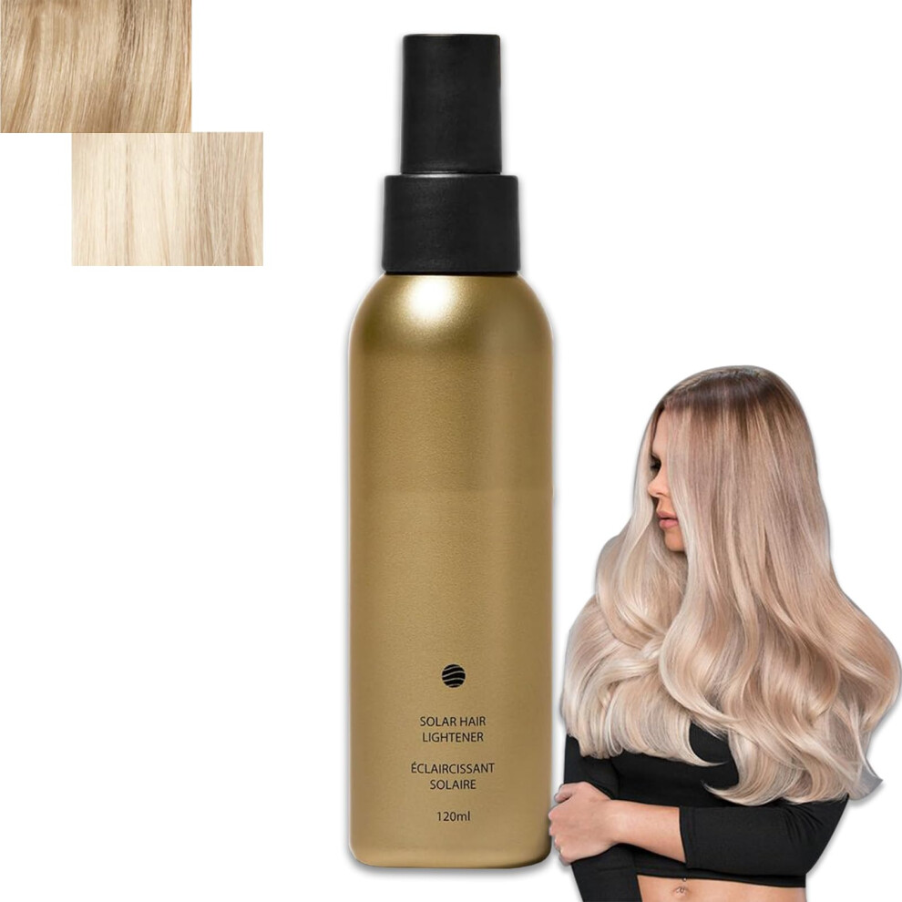 Sun Activated Hair Lightening Spray for Dark and Blonde Hair, Heat Activated Lightener with Moisture Lock Formula (1pc)
