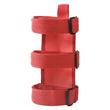 Fire Extinguisher Mount with Secure Adjustable Strap for Car Trunk, Durable Tool Holder