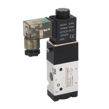 1/8in NPT Aluminum Solenoid Valve 2-Pos 3-Way 3W